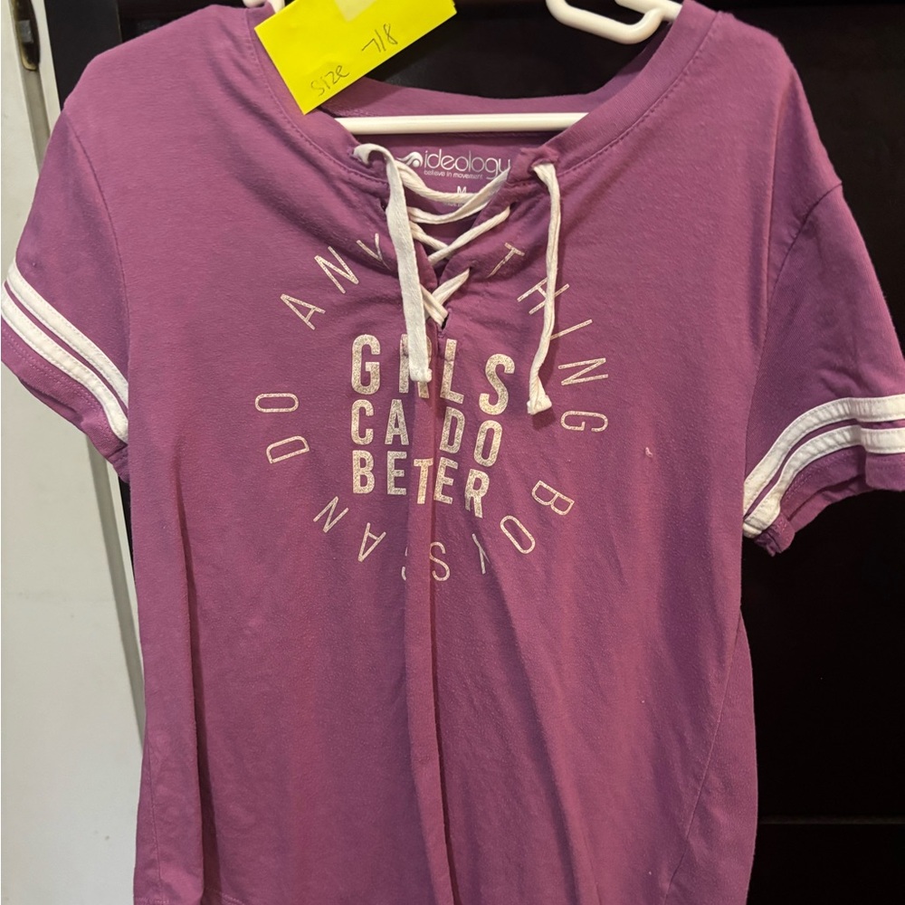 Ideology Lavender Short Sleeve Tee